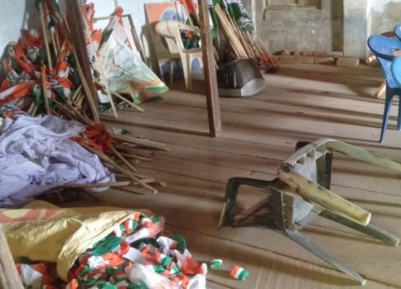 Congress Bhawan attacked by Miscreants in Gandachera : Congress warned Protests across Raima Valley if the Culprits are not arrested Congress Bhawan attacked by Miscreants in Gandachera : Congress warned Protests across Raima Valley if the Culprits are not arrested